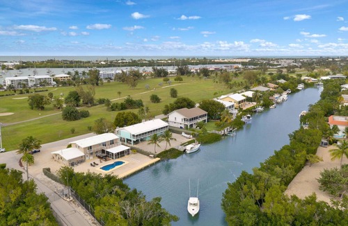 Marathon House | Waterfront Private Home-7 BR, 6 Full BA, Pool, 80' Dock, Parking, Screened Porch