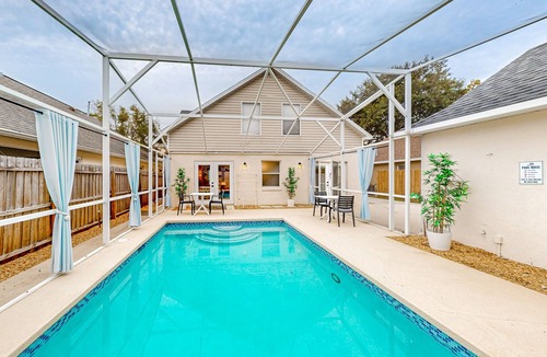Bridgewater Crossing House | Whimsical sunlit retreat with private pool, patio, & game room - close to parks