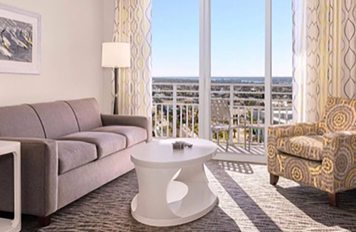 Seabreeze Historic District Resort | Wyndham Ocean Walk on Daytona Beach! Next door shopping and restaurants.n