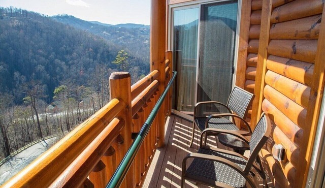 2 BEDROOM,2 BATH VILLA. 1 King, 1 Queen, 2 Sleeper Sofas. Fireplace and Balcony.
