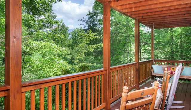 3 king suites, movie room, pool table, hot tub, view.