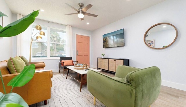 Be A Nomad | 2BR Neptune Beach Home 2 Blocks to Ocean | Free Parking