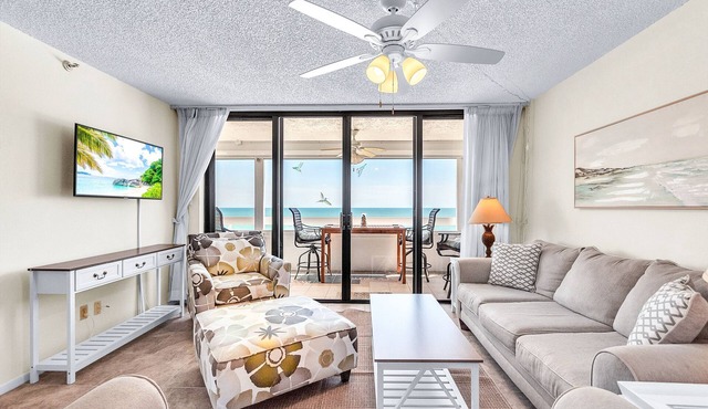 ☀Beachfront🌴Heated Pool🐠Direct Beach Access🐬Redington Towers 5D