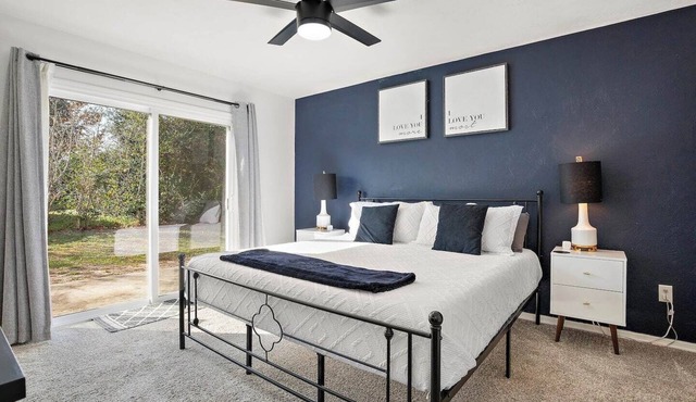 Beautiful summer open concept house that feels like home away from home, exceptionally clean with a great outdoor space and fire pit!
