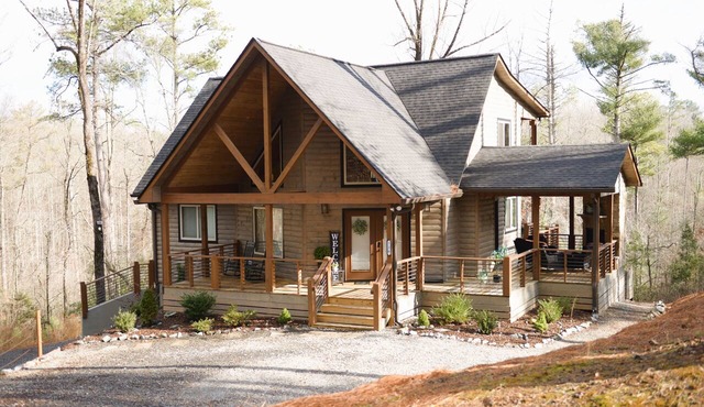 Cabin Ellijay - Great for groups, cozy, private, fully equipped, pet friendly