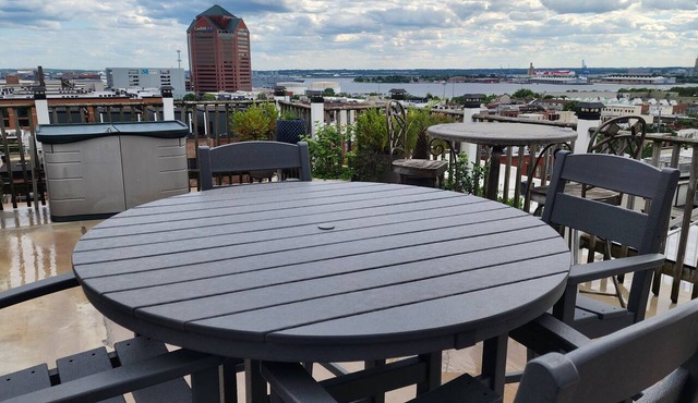 Canton Rooftop Harbor View - Skyline Deck + Parking