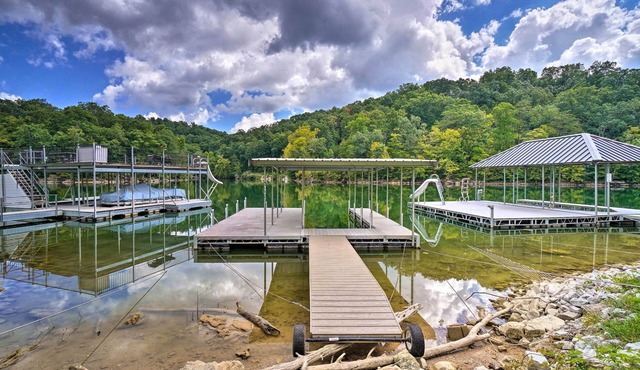 Caryville Home w/Dock, Steps to Norris Lake!