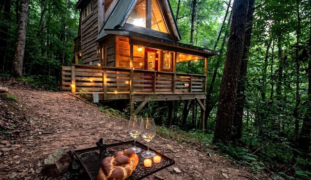 Charming Tree House with a Hot Tub in Chattahoochee National Forest, Georgia
