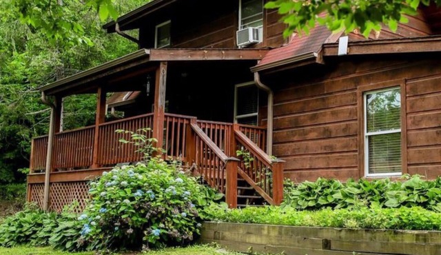 Charming Western NC Riverside Cabin steps away from the Green River Gamelands