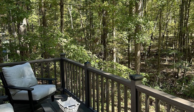 Cozy cabin close to Callaway Gardens & Great Wolf Lodge. Pet-friendly!