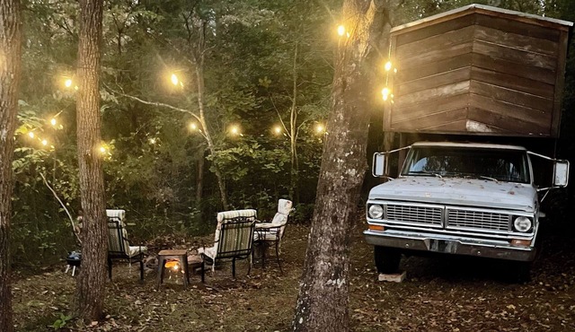 Cozy Cabin on Wheels couples retreat in the Forest