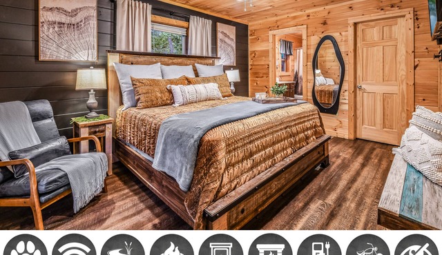 Creekside on the Bluff: Pet Friendly, Free Attraction Tickets, & Creek View