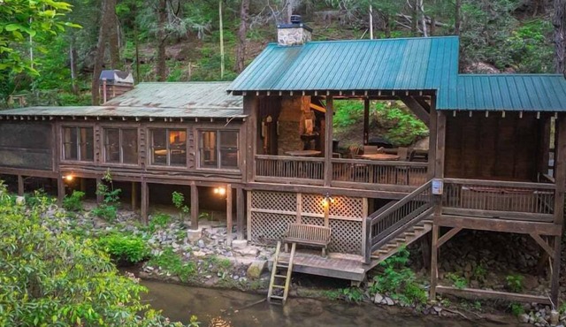 Creekside R&R- Fish or Tube from Deck | Outdoor Living | Screened Porch | Hot Tub