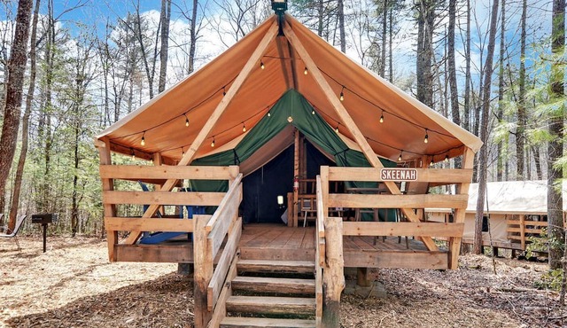 Discover the Best Glamping in Georgia with a Stay in This Safari Tent