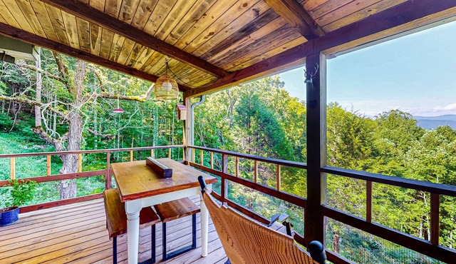 Dog-friendly home with spectacular mountain views, firepit, grill, fireplace
