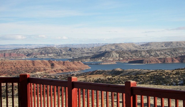 Exquisite Timberframe Home Overlooking Alcova Lake. in Alcova