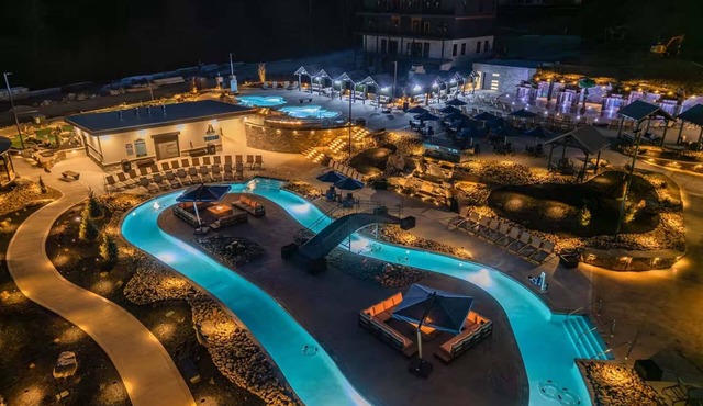 Firefly Lodge Indoor Pool Theater Hot Tub
