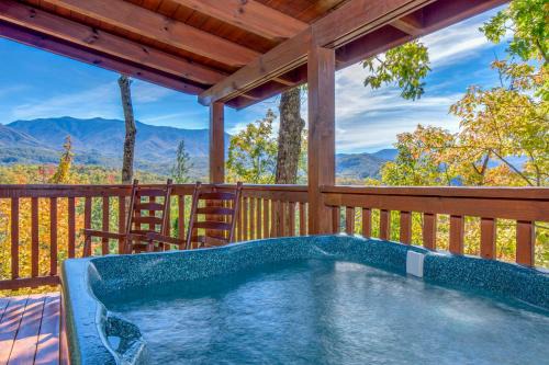 Game Room & Hot Tub! Black Bear Falls Resort Cabin