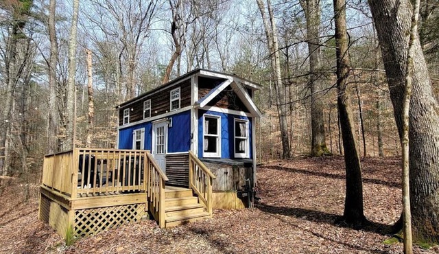 Georgia Glamping Escape for Two in this Lovely Tiny House in Suches