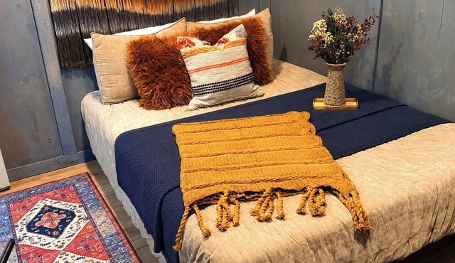 Glamping Cabin With AC at Greeter Falls Campground