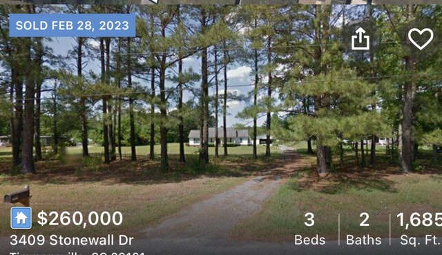 Great House for Florence, SC super close to I-95.