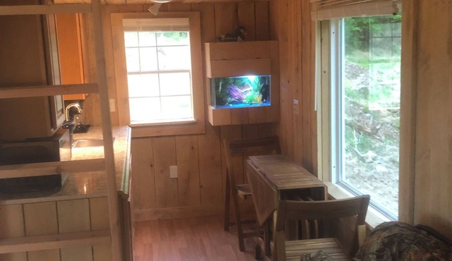 HideAway Tiny Cabin. In the Mountains AC Bathroom. Shower. Dog Friendly.