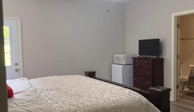 King bedroom with private entrance