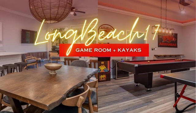 Lakefront Oasis with Game Room!