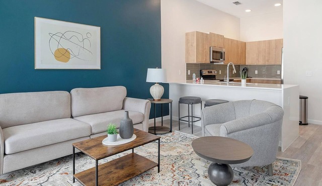 Landing | Chic 1BD, Yoga Studio, Clubhouse
