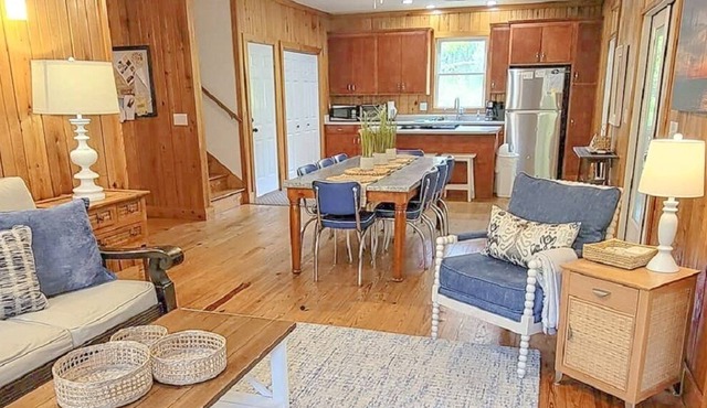 Large Beautiful home DIRECTLY on bike path! Easy & Short beach-walk!