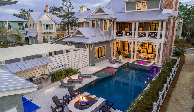 Luxe Abode w/WaterColor's Largest Private Pool