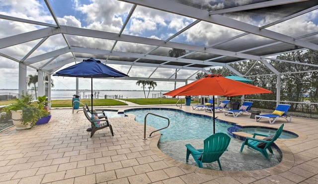 Luxe Waterfront Home w/Pool & Dock in Cape Coral