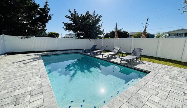 Luxury 6BR Beach House | 100 Steps to Beach |Private Pool |Near Garden City Pier