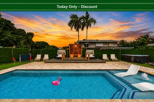 Miami Resort Villa - Volleyball - Jacuzzi - Sauna