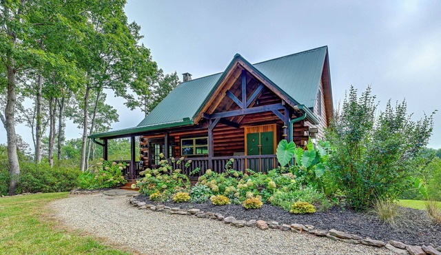 Mtn Views, Yard, & Fire Pit: Multi-level Cabin