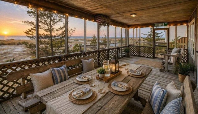 NEW! Beach front 3 Bedroom home