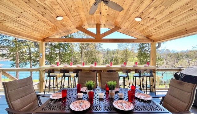 NEW! Lakefront Home with Private Dock & Steps to Water