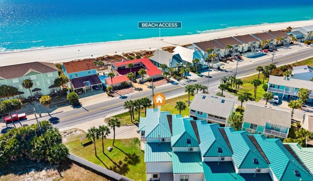 NEW! Sand Castle Tower & Cabana|Stunning Ocean Views | Spacious 3BR Townhome in PCB