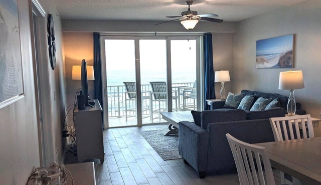 Newer 3-bedroom, 2-bath beachfront condo in Daytona Beach Shores.
