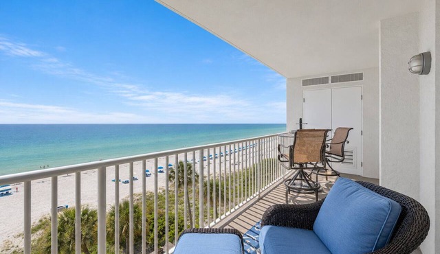 NEWLY RENOVATED EXTERIOR Beachfront Condo, Pool, Gulf Coast Sunsets!