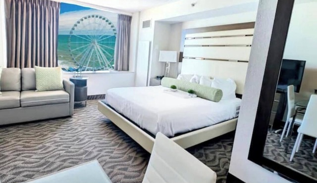 Ocean & City Views Comfy Bed