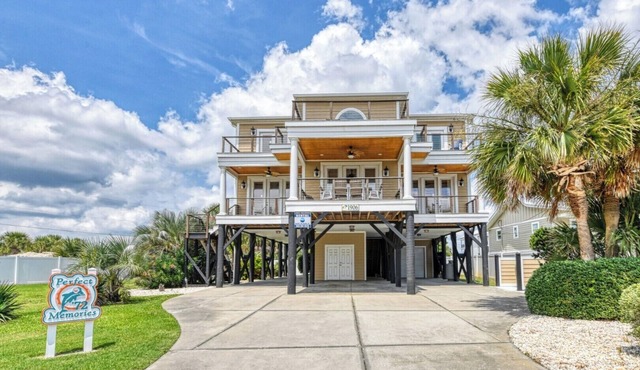 Ocean & inlet view home w/Elevator & Private Pool! 2nd Row - 6BR, 6.5BA