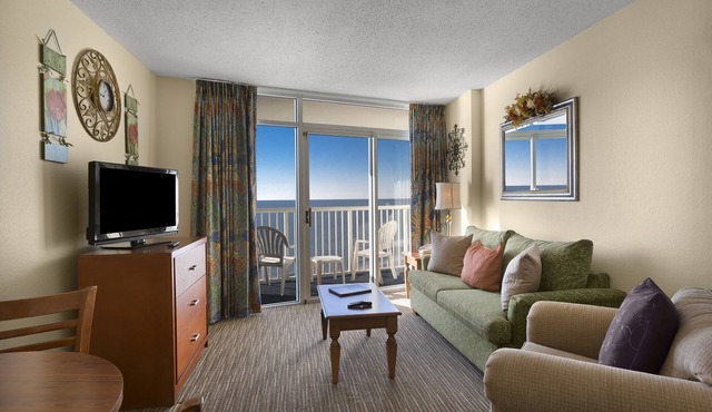 Oceanfront King Suite w/Private Balcony + Official On-Site Rental Privileges