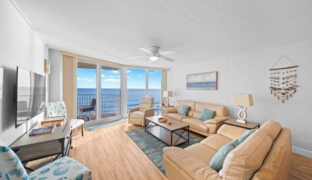 Oceanfront Spectacular Views on Traffic Free Beach Unit 803 at Shores Club
