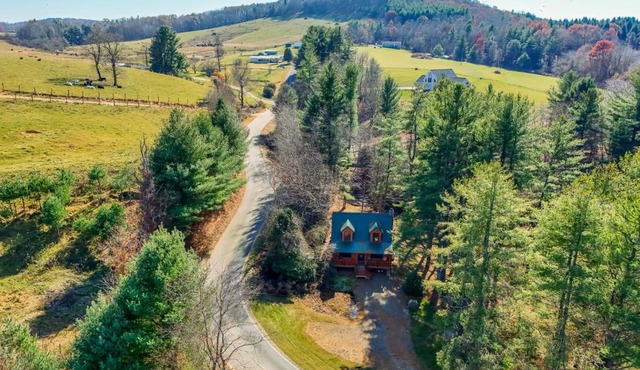 On-Site Waterfall! Cabin Near Blue Ridge Pkwy