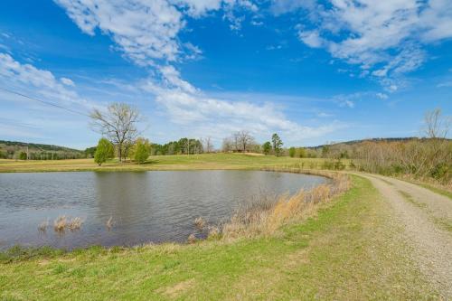 Ozark Getaway w/Pond, Fire Pit & Patio