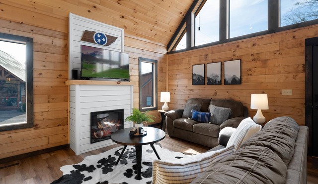 Pet Friendly | Hot Tub & Game Zone Modern Cabin!