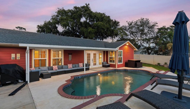 🐾Pet-Friendly One Level Pool Home | Near Beach + River Jordan's Sunny Days☀️