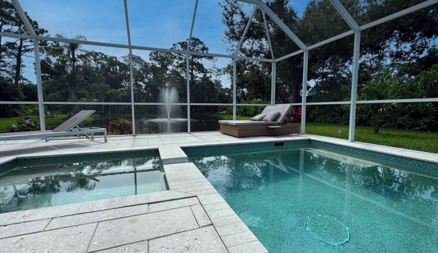 Pet Friendly Pool/Jacuzzi Manasota Key (0,8miles)