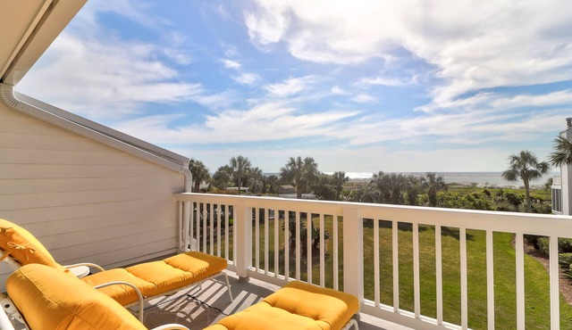 Private Screen Porch & Sun Deck w/Ocean Views, Pool Access - 62 Beach Club Villa